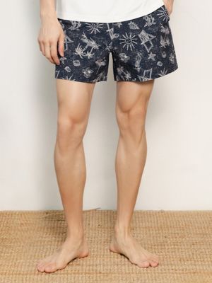 맨 카프리 3부 워터 쇼츠 딥네이비 (B6SMWBS112DNV)