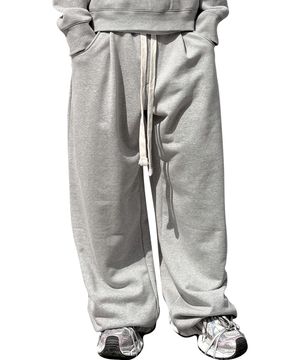 Edition10. 로프 와이드 스토퍼 트레이닝 팬츠 (그레이멜란지)