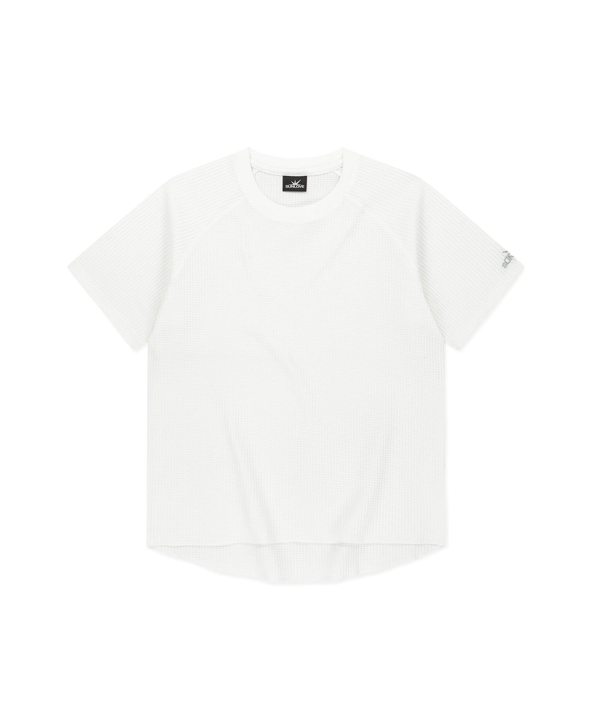 썬러브투어(SUNLOVETOUR) Aero Waffle Raglan Tee White