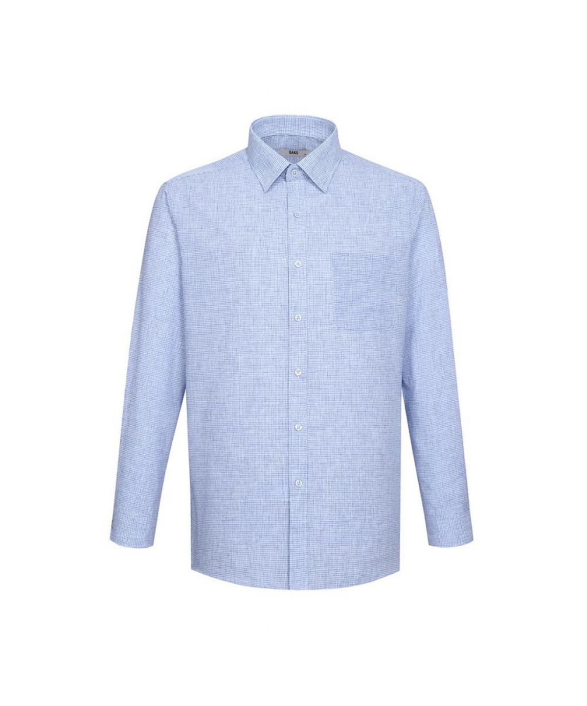 닥스셔츠(DAKS SHIRTS) 린넨혼방 마이크로체크 셔츠_DLS3SHDL121B1