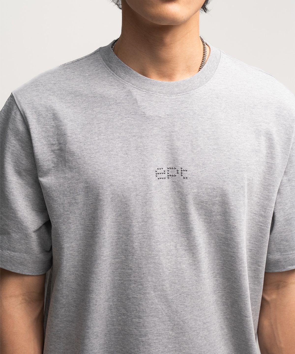 이피티(EPT) STUDDED EPT T-SHIRT (H/GREY)