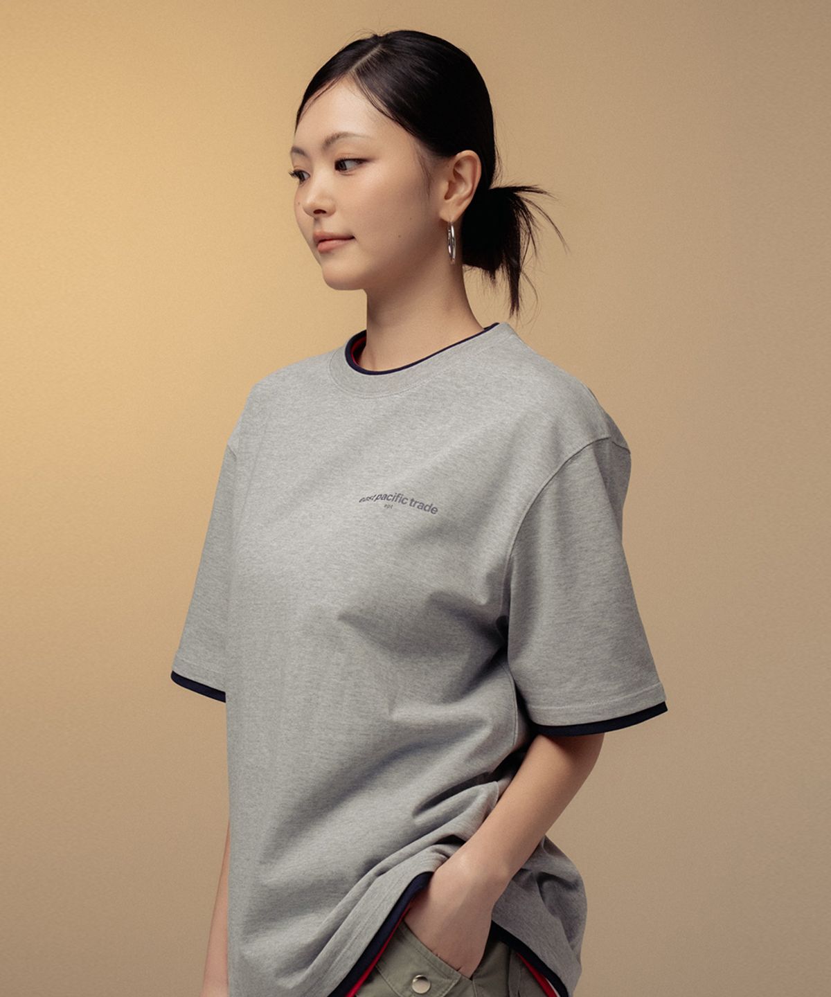 이피티(EPT) LAYERED T-SHIRT (H/GREY)