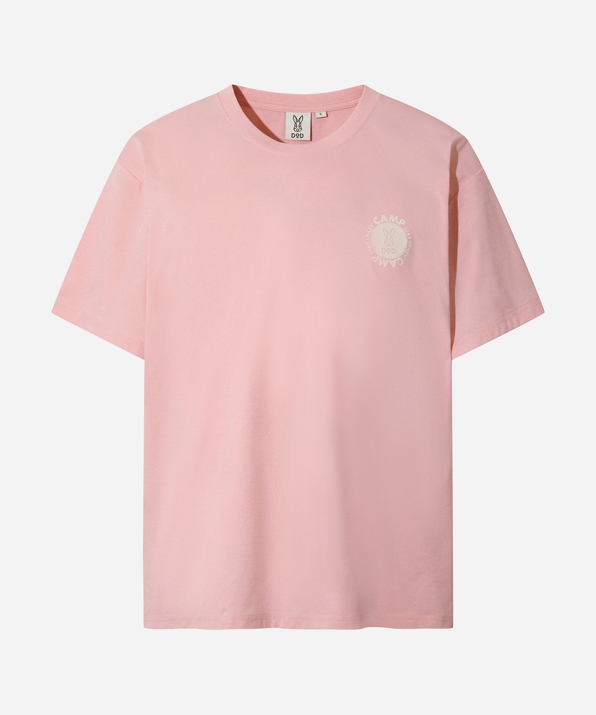 디오디(DOD) 캠프 반팔 티셔츠(LIGHT PINK)