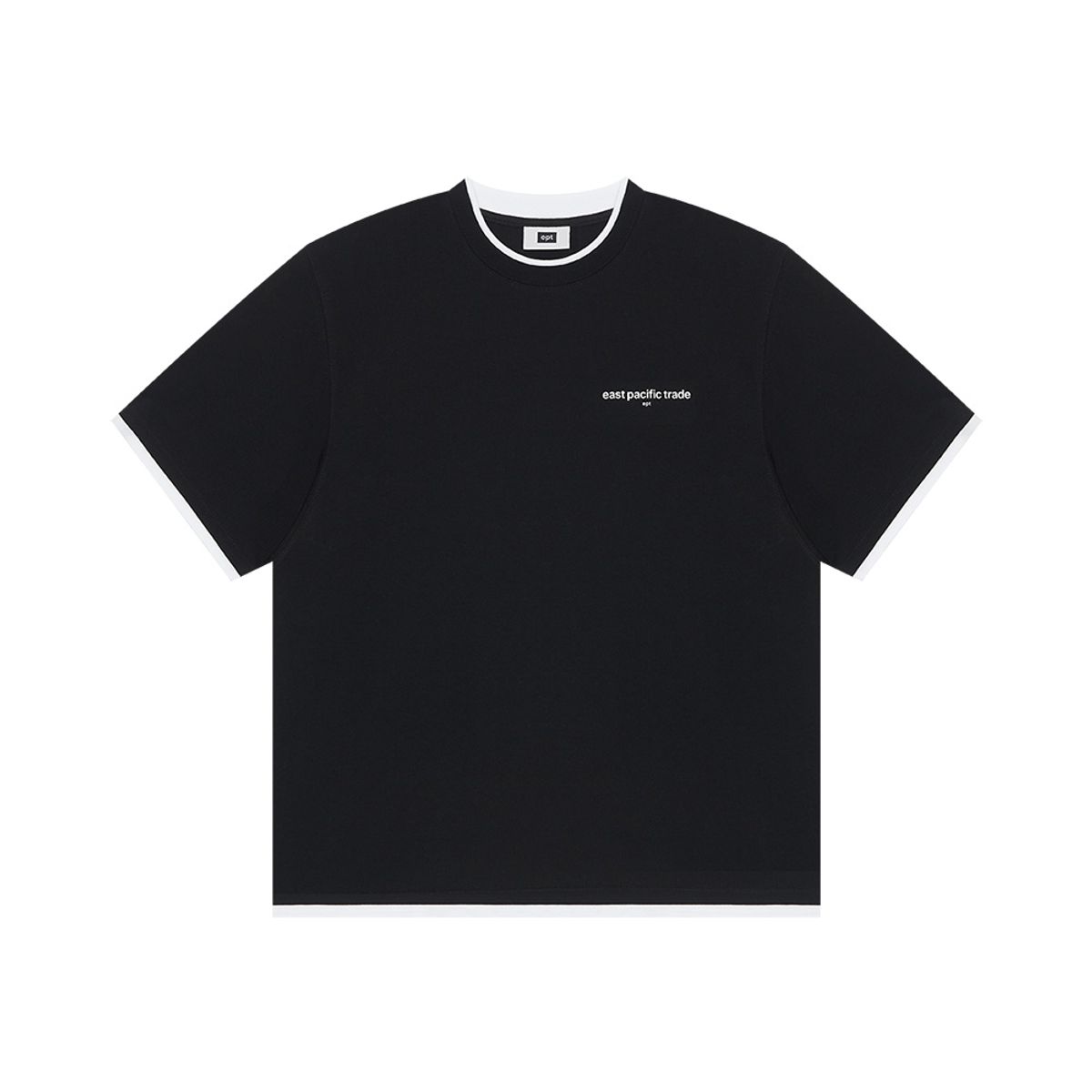 이피티(EPT) LAYERED T-SHIRT (BLACK)