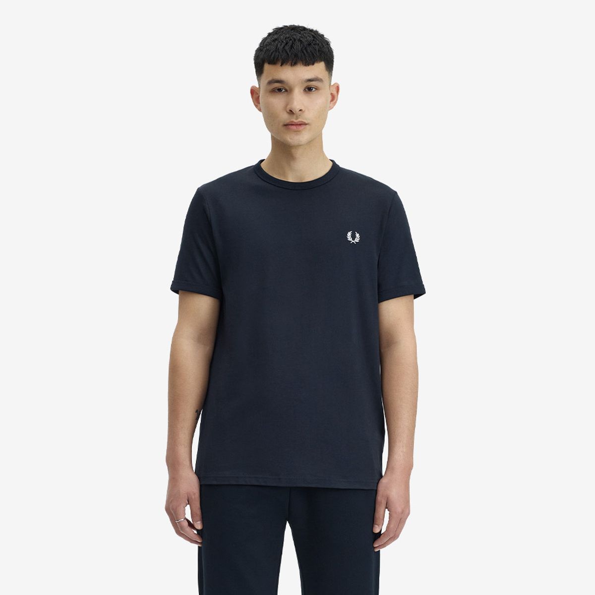 프레드페리(FRED PERRY) [Baseline] 링어 티셔츠 - 네이비 AFPM2G93519-608