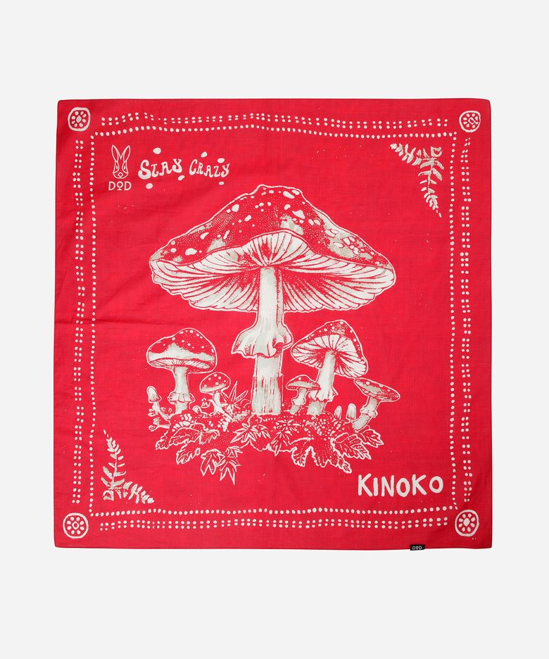우드 키노코 스카프(RED)