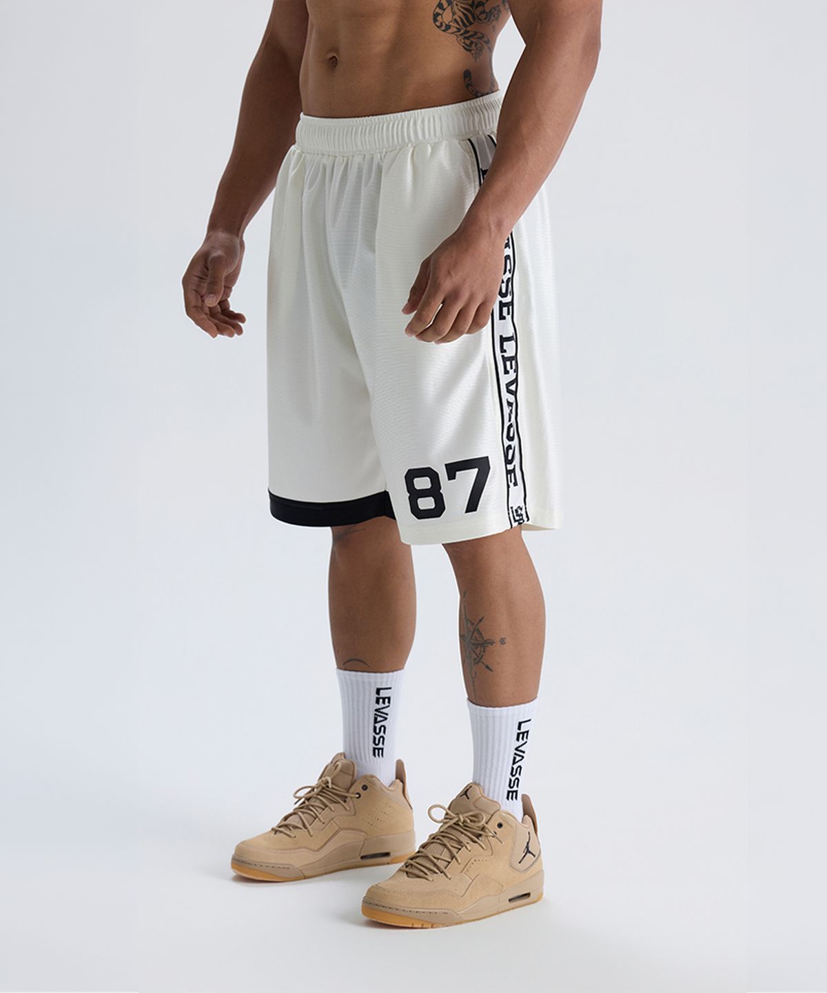르바세(LEVASSE) Rugby Sideline Pants - Cream