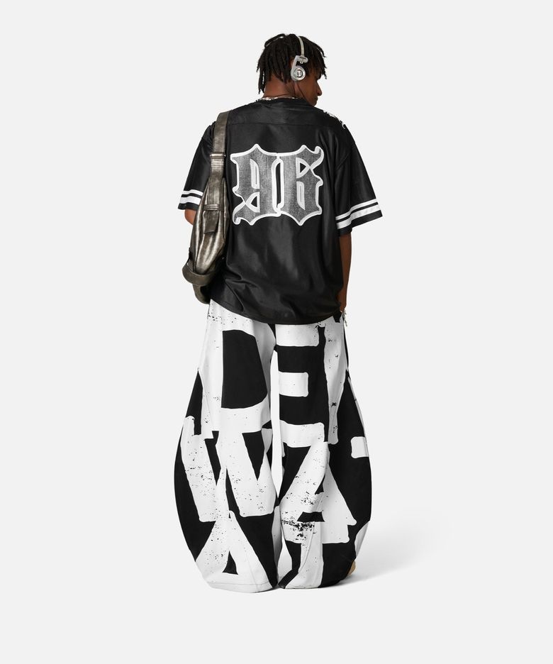 Graffiti Super Baggy Barrel Sweatpants 배기 진 AE25CPQ20746-01TBLK