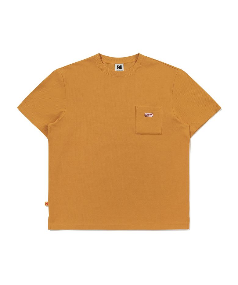 에어로쿨 와플 반팔 티셔츠 ORANGE