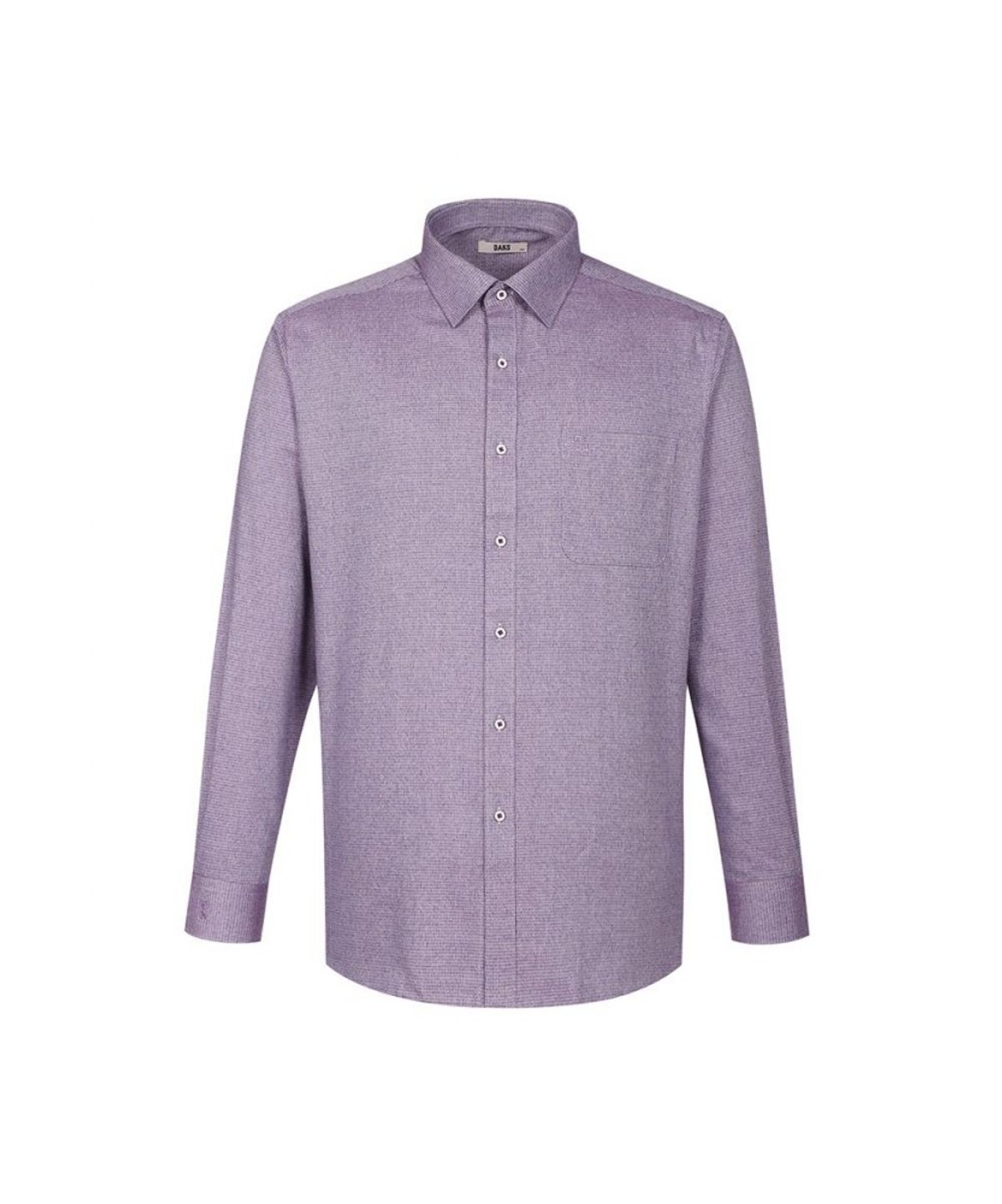 닥스셔츠(DAKS SHIRTS) 노케어 코튼혼방 마이크로 드레스셔츠 레귤러핏 바이올렛_DLA2SHDL126V1