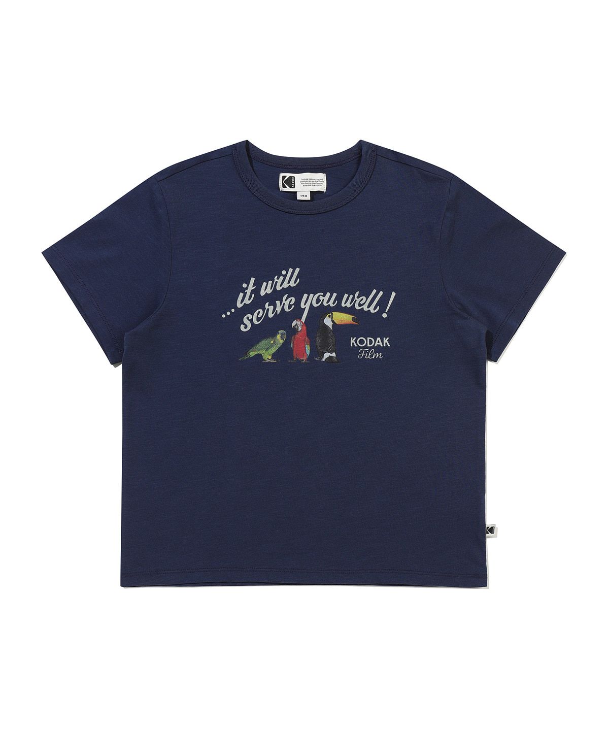 코닥 키즈(KODAK KIDS) RGB 소로나 아트웍 반팔 티셔츠 키즈 NAVY