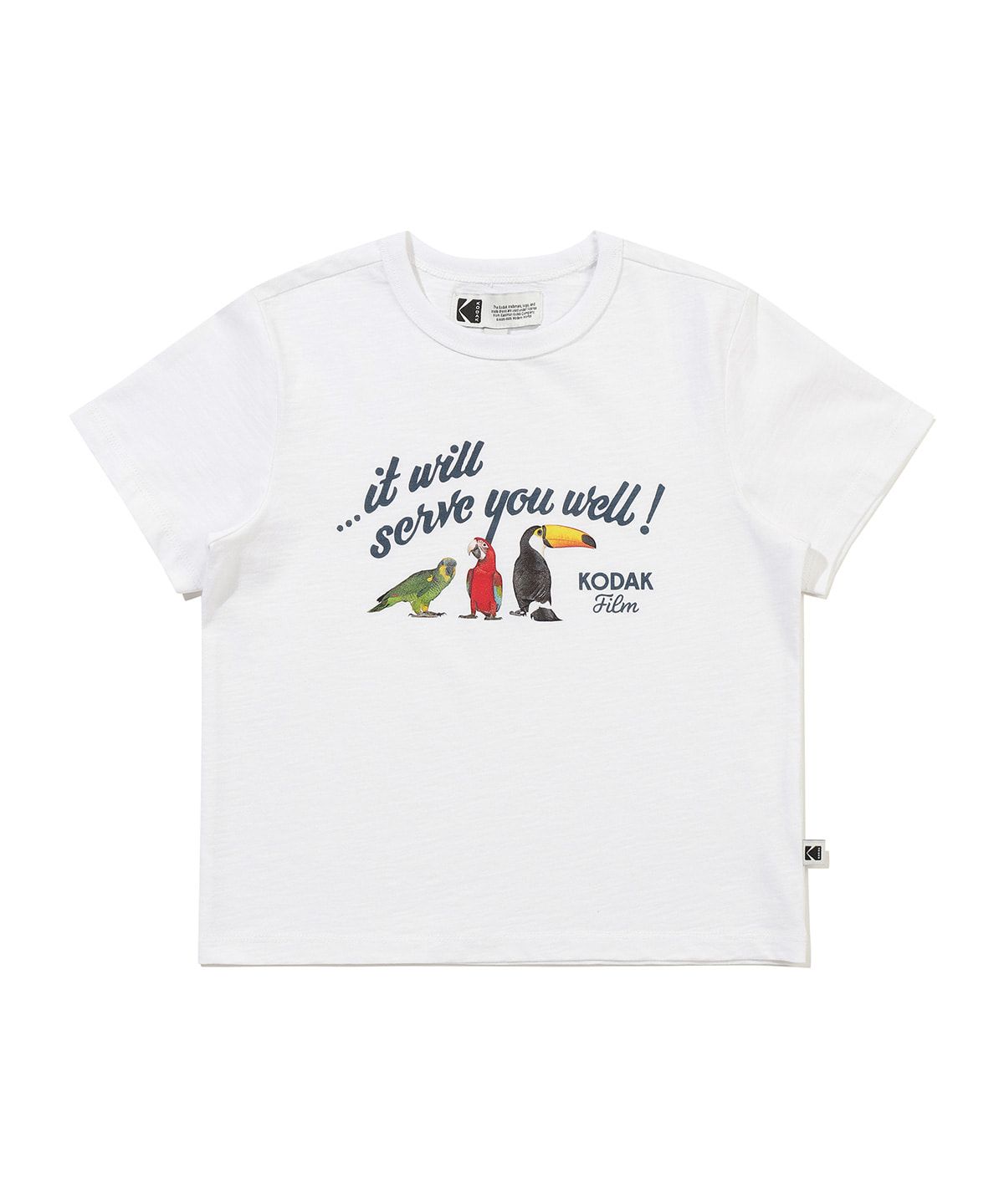 코닥 키즈(KODAK KIDS) RGB 소로나 아트웍 반팔 티셔츠 키즈 WHITE