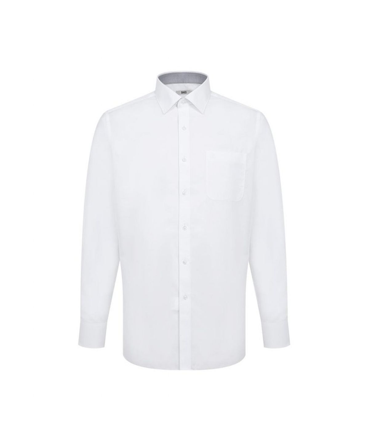 닥스셔츠(DAKS SHIRTS) 면혼방 솔리드 셔츠 레귤러핏 화이트_DLP2SHDL102A1
