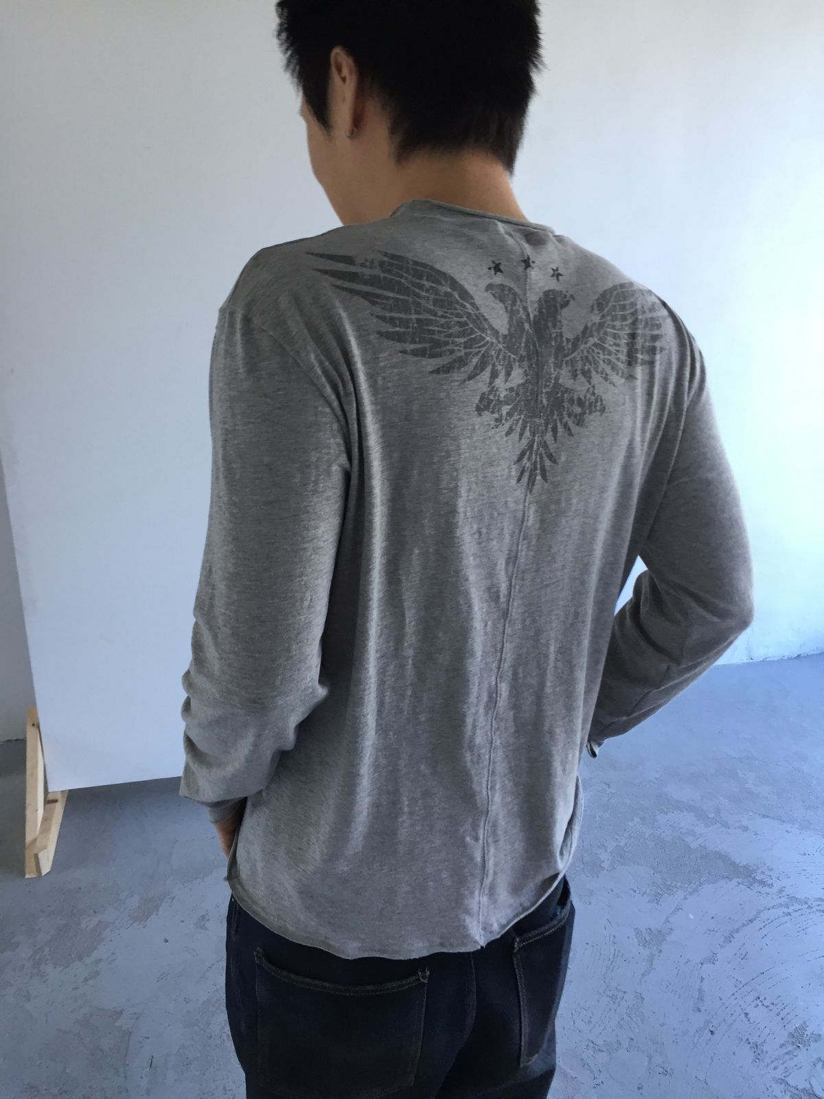 225(225) double-headed eagle longsleeve (grey)
