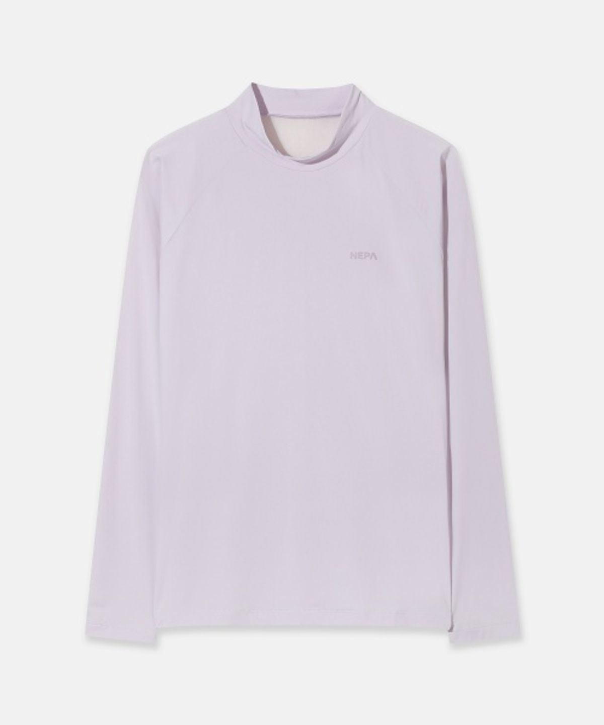 네파(NEPA) 7M45369 여성 도노 하이넥 메쉬 긴팔 라운드 티셔츠