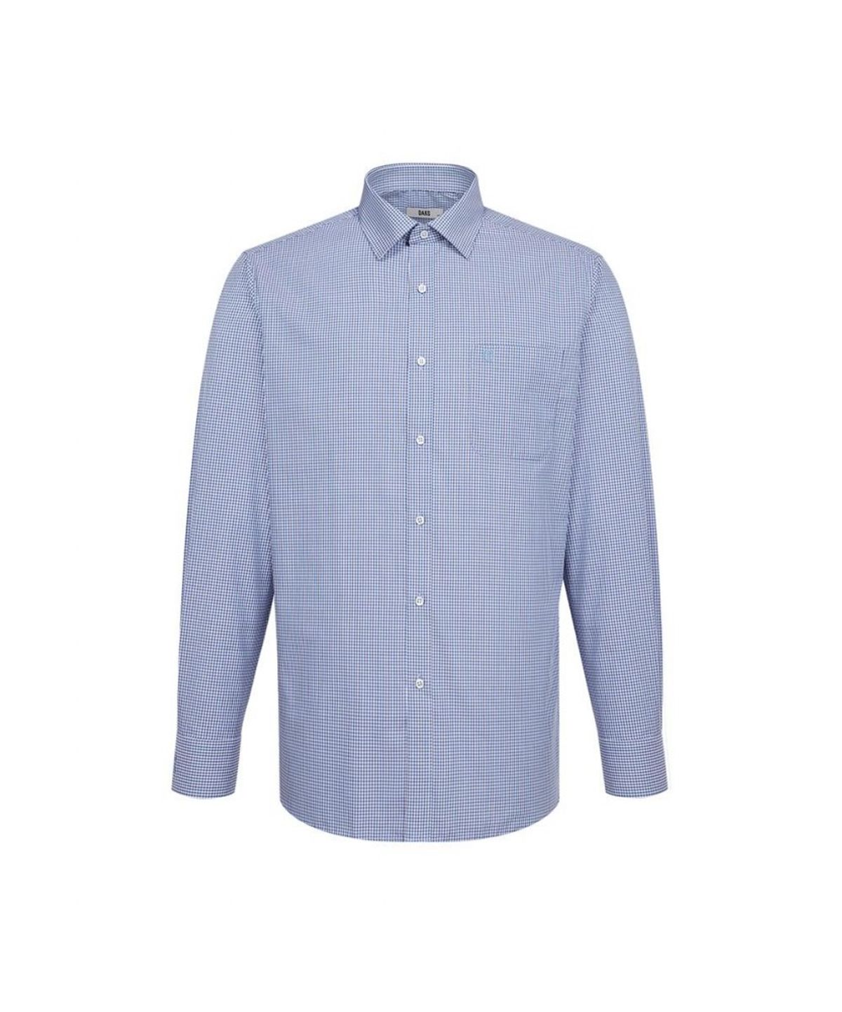 닥스셔츠(DAKS SHIRTS) 스몰체크 드레스셔츠 레귤러핏 바이올렛_DLP2SHDL122V1