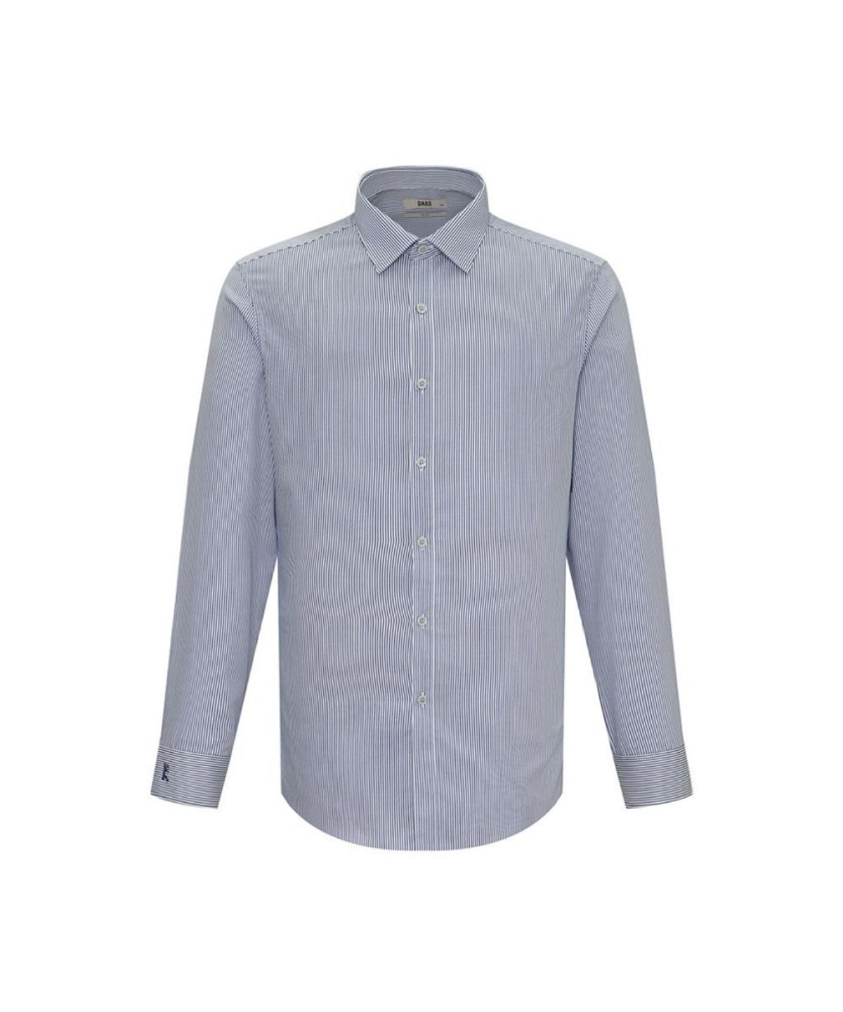 닥스셔츠(DAKS SHIRTS) 이지케어 면혼방 스트라이프 드레스 긴팔셔츠 슬림핏 블루_DLA2SHDL320B1