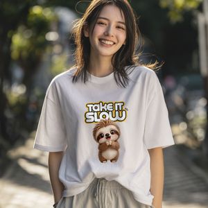 OHPxJOY4 나무늘보 세미오버 반팔티