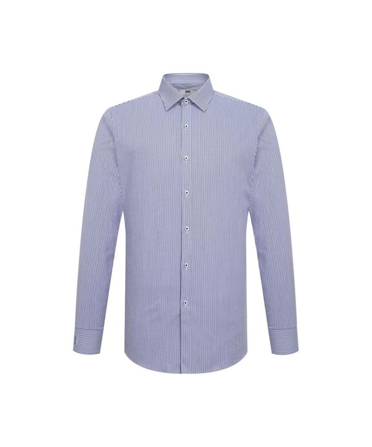 닥스셔츠(DAKS SHIRTS) 스트라이프 패턴 셔츠 슬림핏 네이비_DLP2SHDL320N1