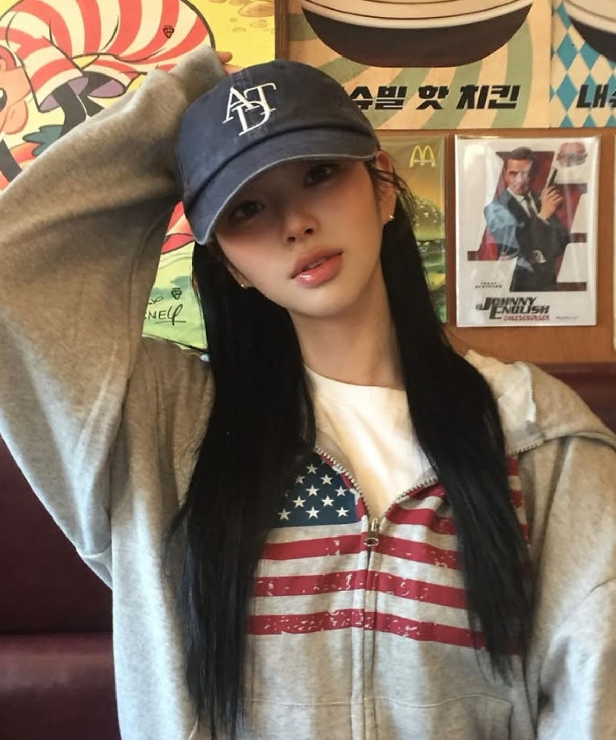 아토드(ATOD) 워시드 시그니쳐 로고 볼캡 2color