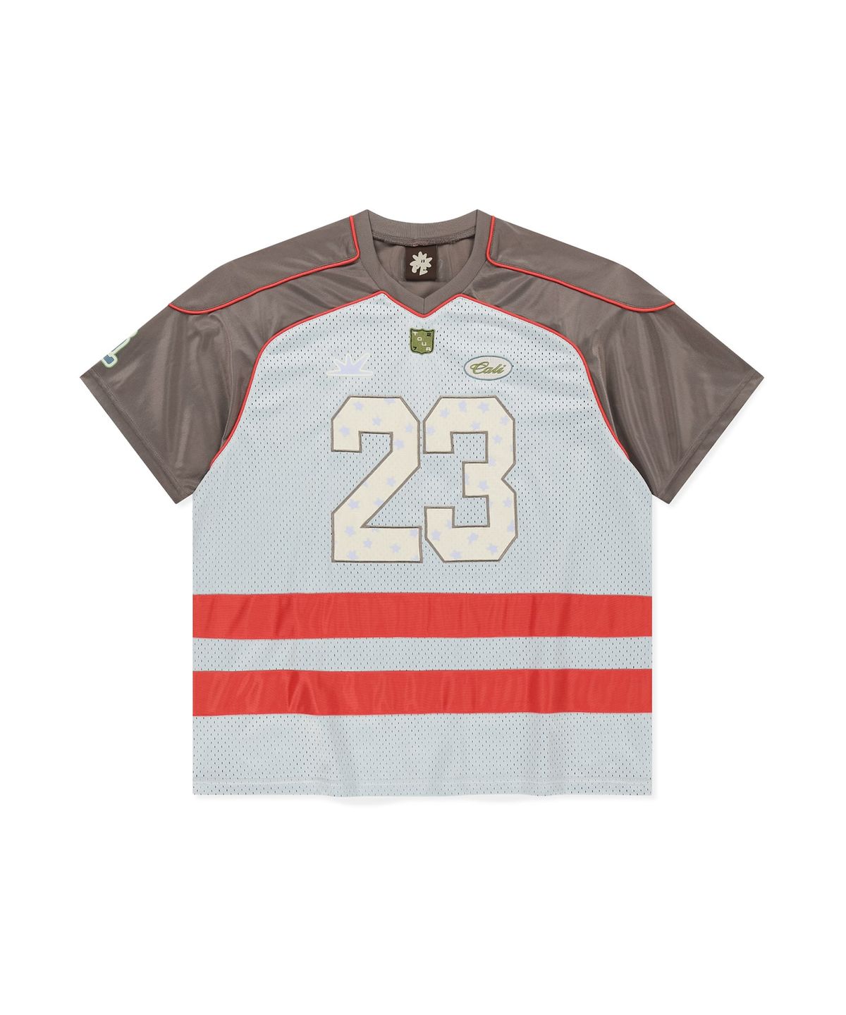 썬러브투어(SUNLOVETOUR) 23 Star Mesh Tee Light Grey