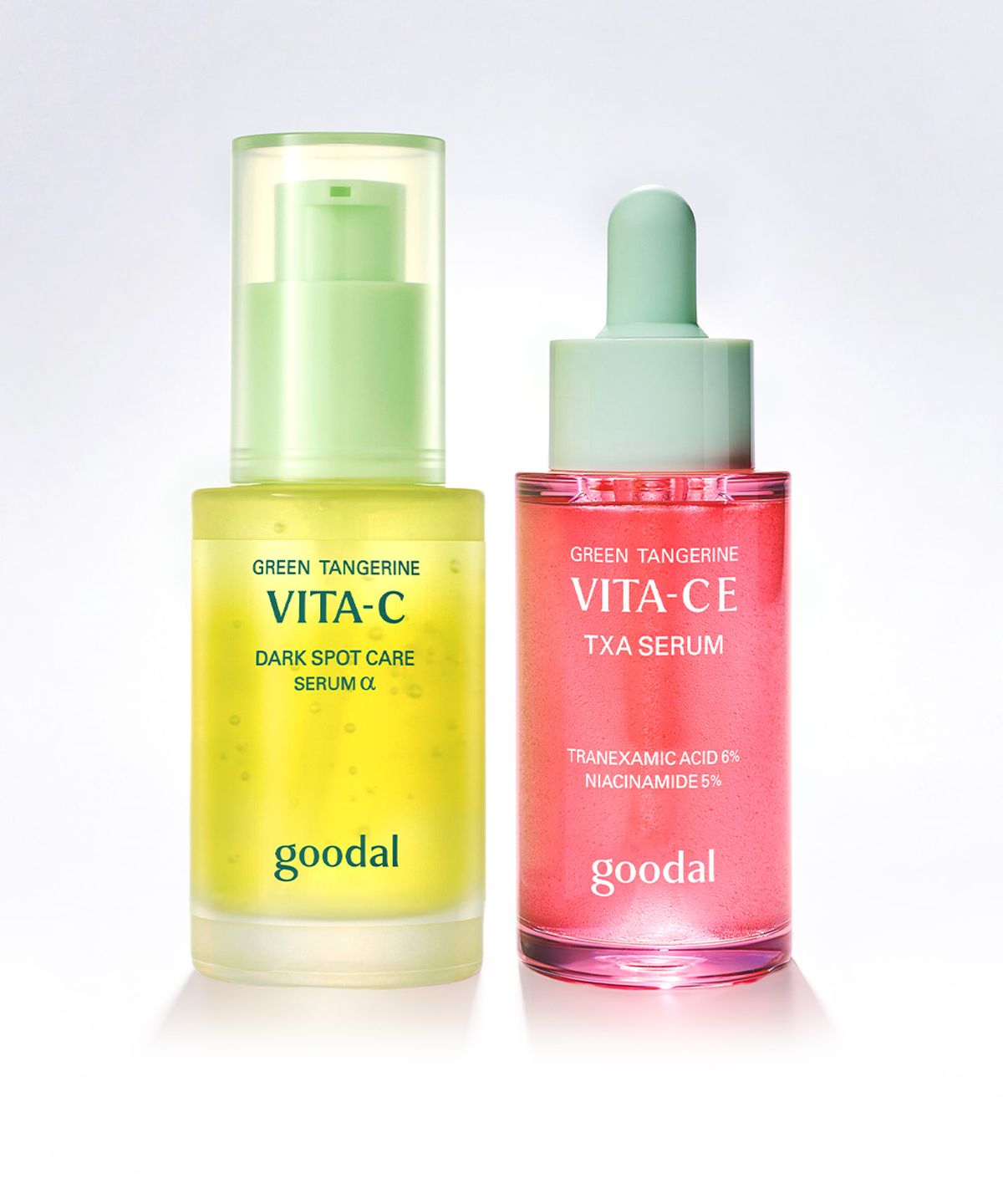 구달(GOODAL) [SET] 청귤 비타C E TXA세럼 30ml + 비타C 잡티케어 세럼 알파 30ml [증정] 레드수딩세럼10ml