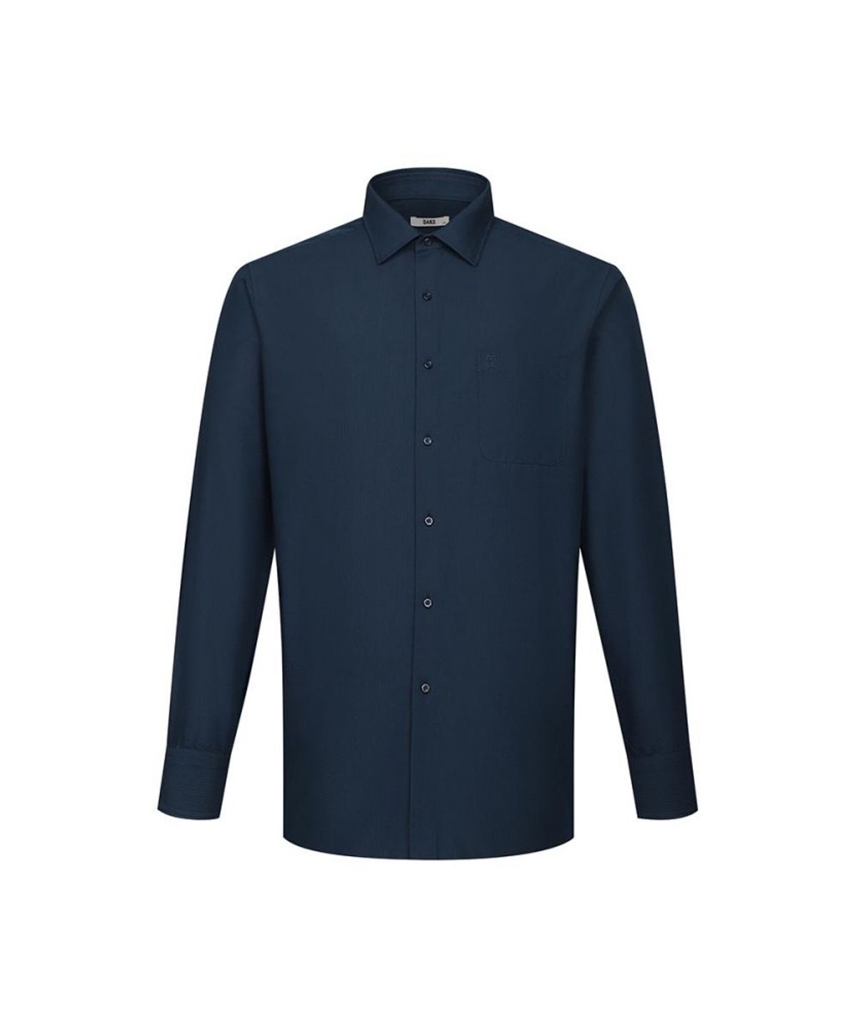 닥스셔츠(DAKS SHIRTS) 코튼혼방 솔리드 셔츠 레귤러핏 네이비_DLS2SHDL123N1
