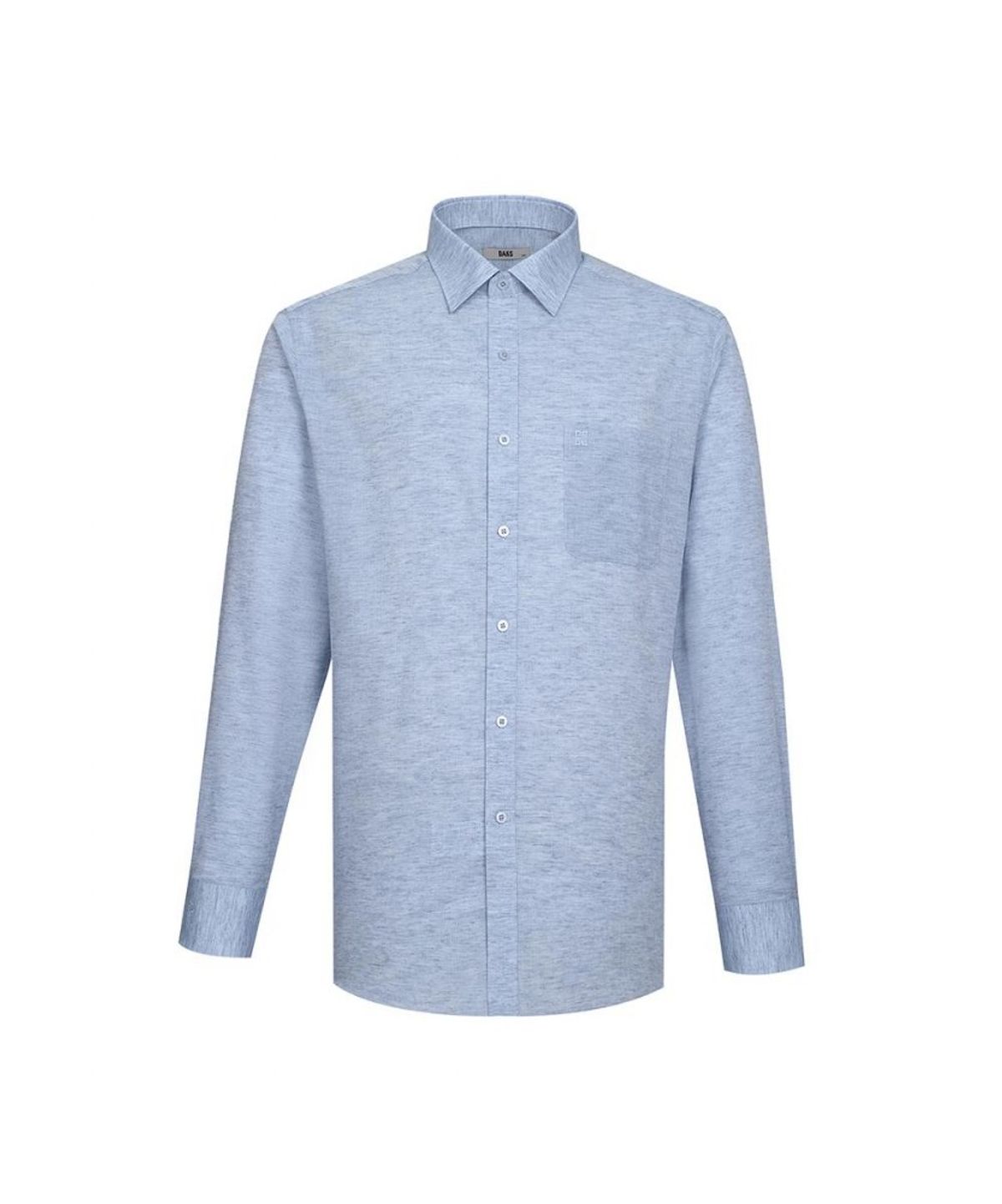 닥스셔츠(DAKS SHIRTS) 린넨혼방 드레스셔츠 레귤러핏 블루_DLS2SHDL101B1