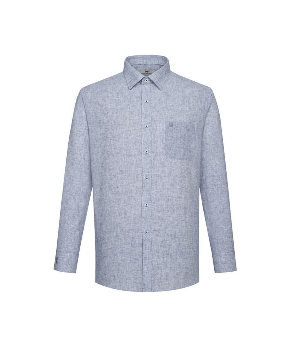 닥스셔츠(DAKS SHIRTS) 린넨혼방 드레스셔츠 레귤러핏 블루_DLS2SHDL121B1