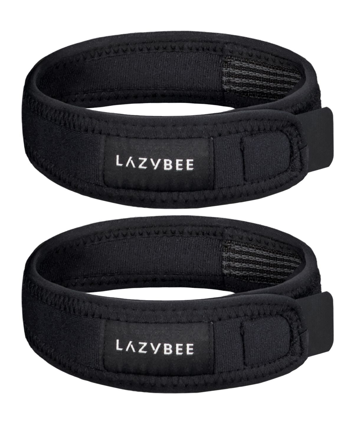 레이지비(LAZYBEE) [2PACK] 스킨 핏 듀얼 서포트 무릎보호대 (러닝 헬스 등산 스포츠)