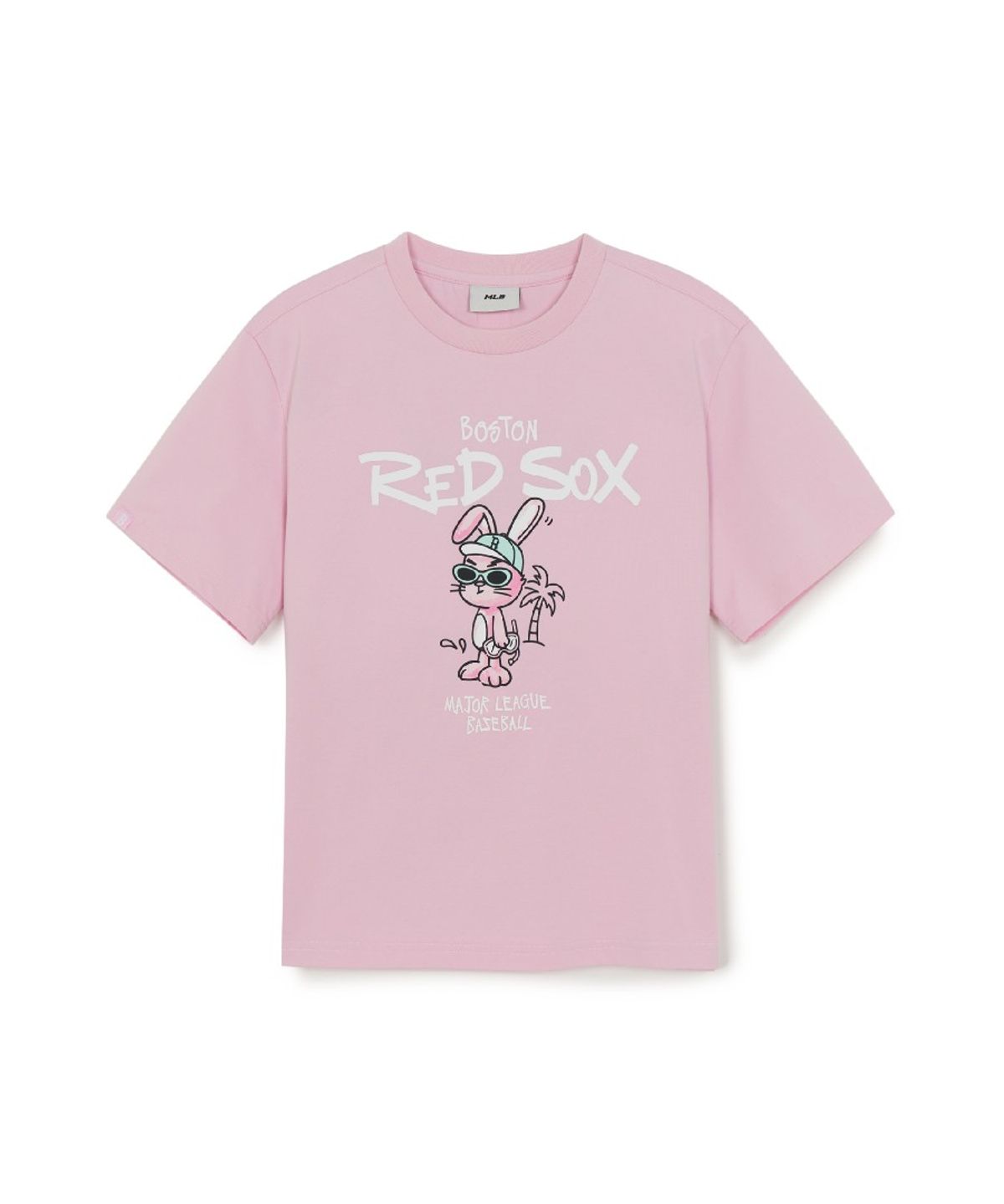 엠엘비 키즈(MLB KIDS) 스트릿 바크&바니 썸머 아트웍 티셔츠 BOS (L.Pink)
