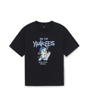 스트릿 바크&바니 썸머 아트웍 티셔츠 NY (Black)