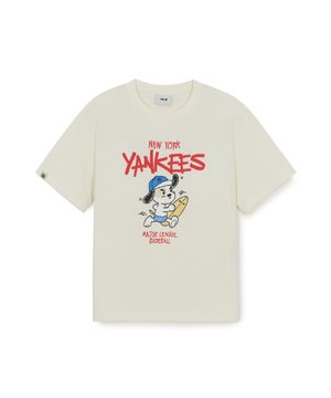 스트릿 바크&바니 썸머 아트웍 티셔츠 NY (Cream)