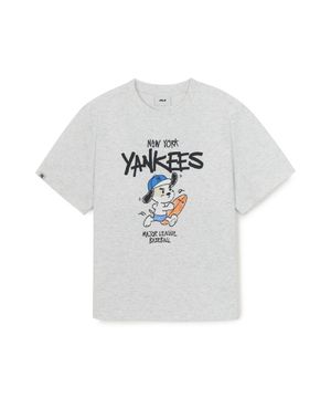 스트릿 바크&바니 썸머 아트웍 티셔츠 NY (L.Melange Grey)