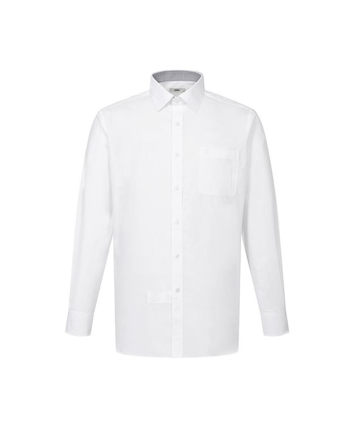 닥스셔츠(DAKS SHIRTS) 면혼방 배색 카라 솔리드 드레스셔츠 레귤러핏_DLP2SHDL402A1