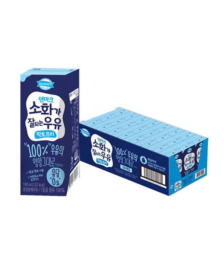덴마크 소화가 잘되는 우유 190mL (24입)
