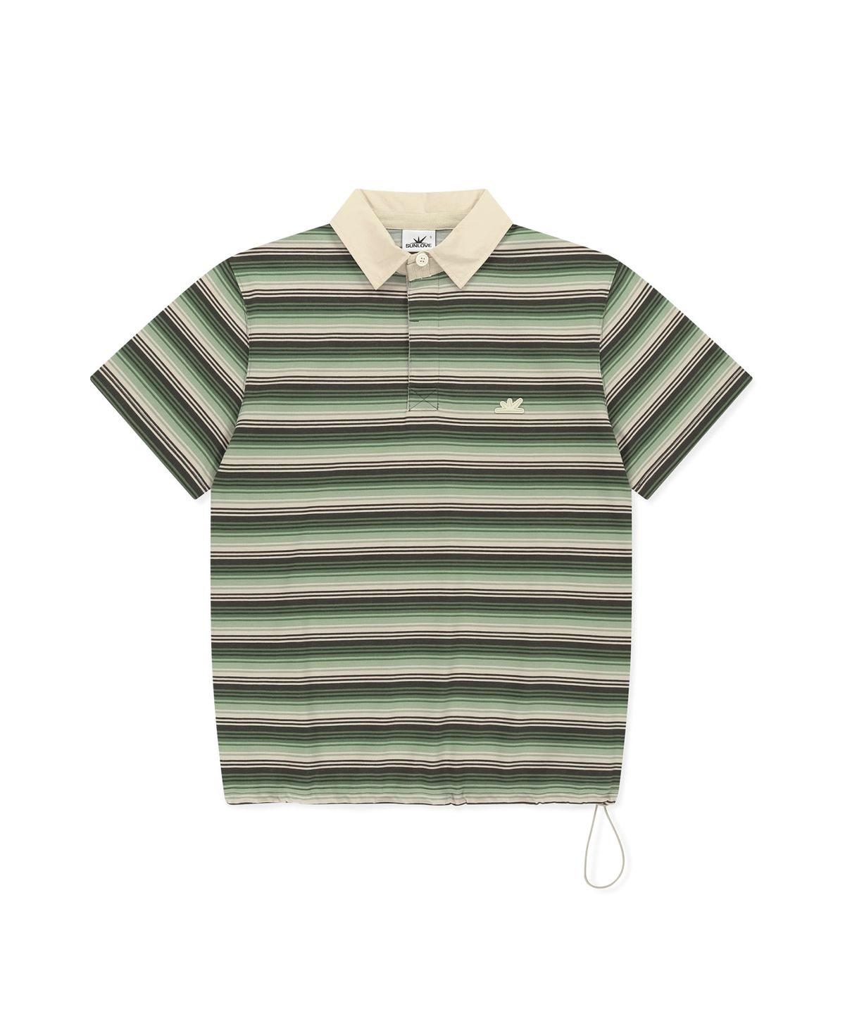 썬러브투어(SUNLOVETOUR) Striped Caddie Polo Green