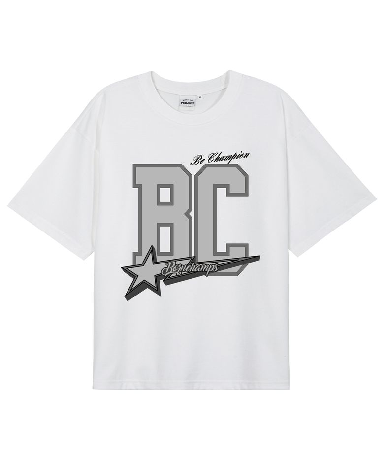 [5 COLORS] CHMPS VARSITY 오버핏 반팔티셔츠