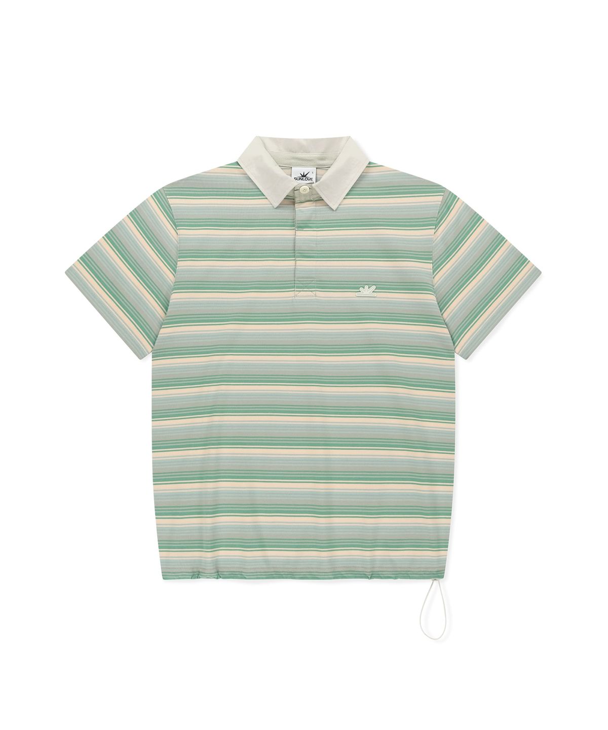 썬러브투어(SUNLOVETOUR) Striped Caddie Polo Grey