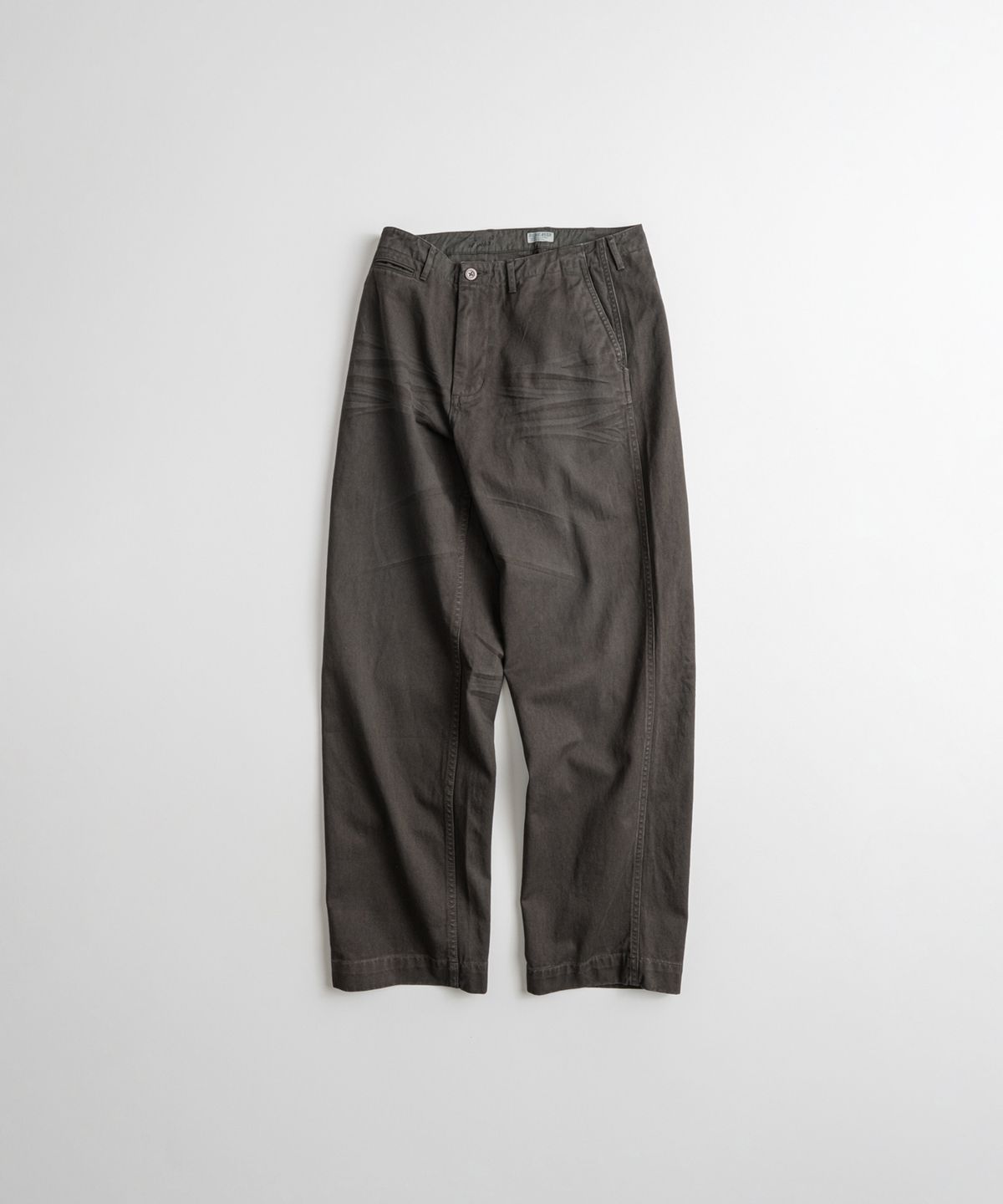 비헤비어(BEHEAVYER) USED 1942 CHINO TROUSERS d.brown