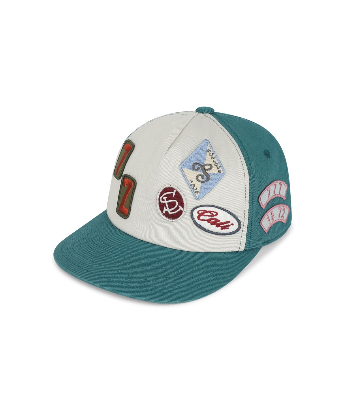 썬러브투어(SUNLOVETOUR) Multi Patch Trucker Cap Green