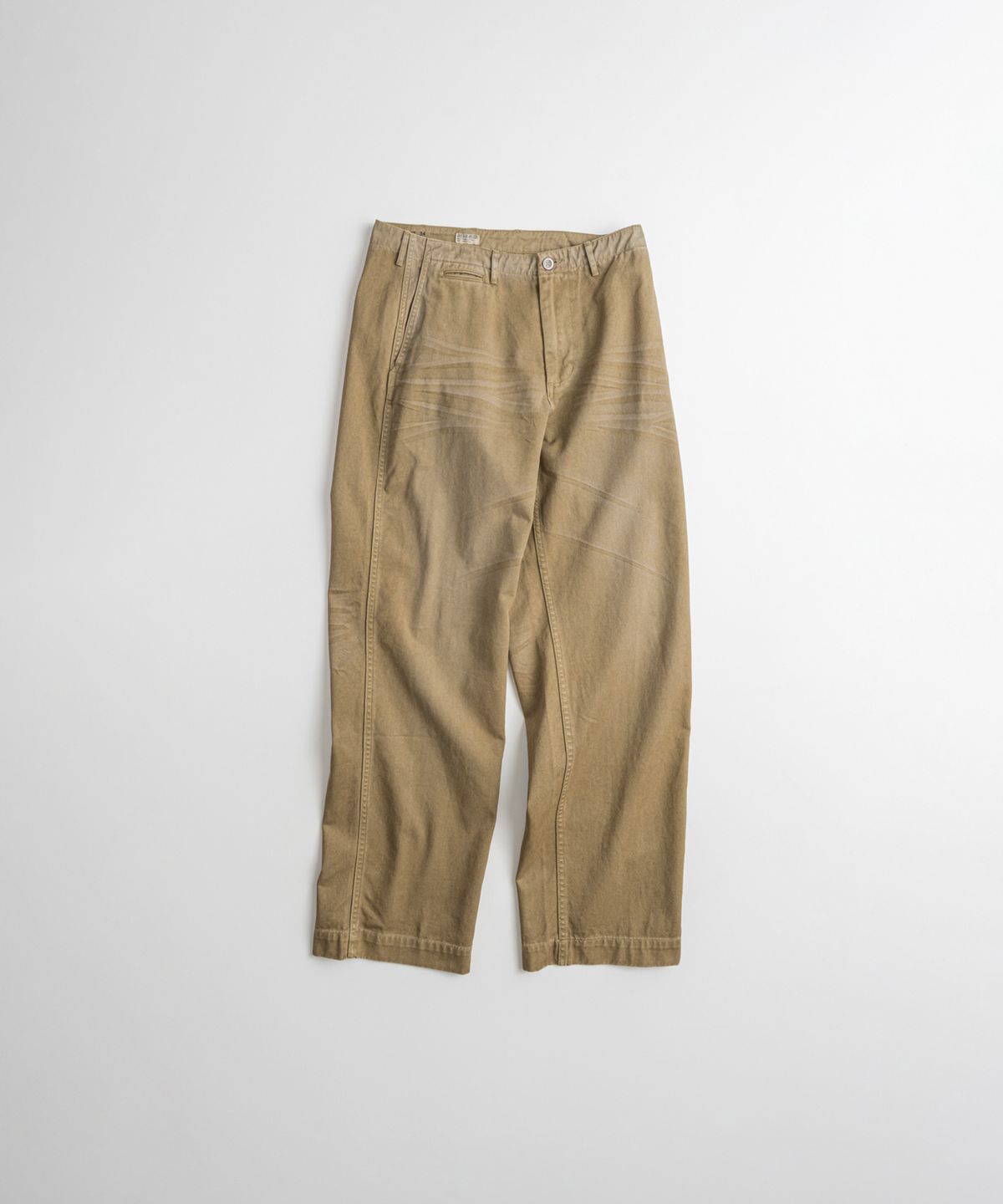 비헤비어(BEHEAVYER) USED 1942 CHINO TROUSERS sand
