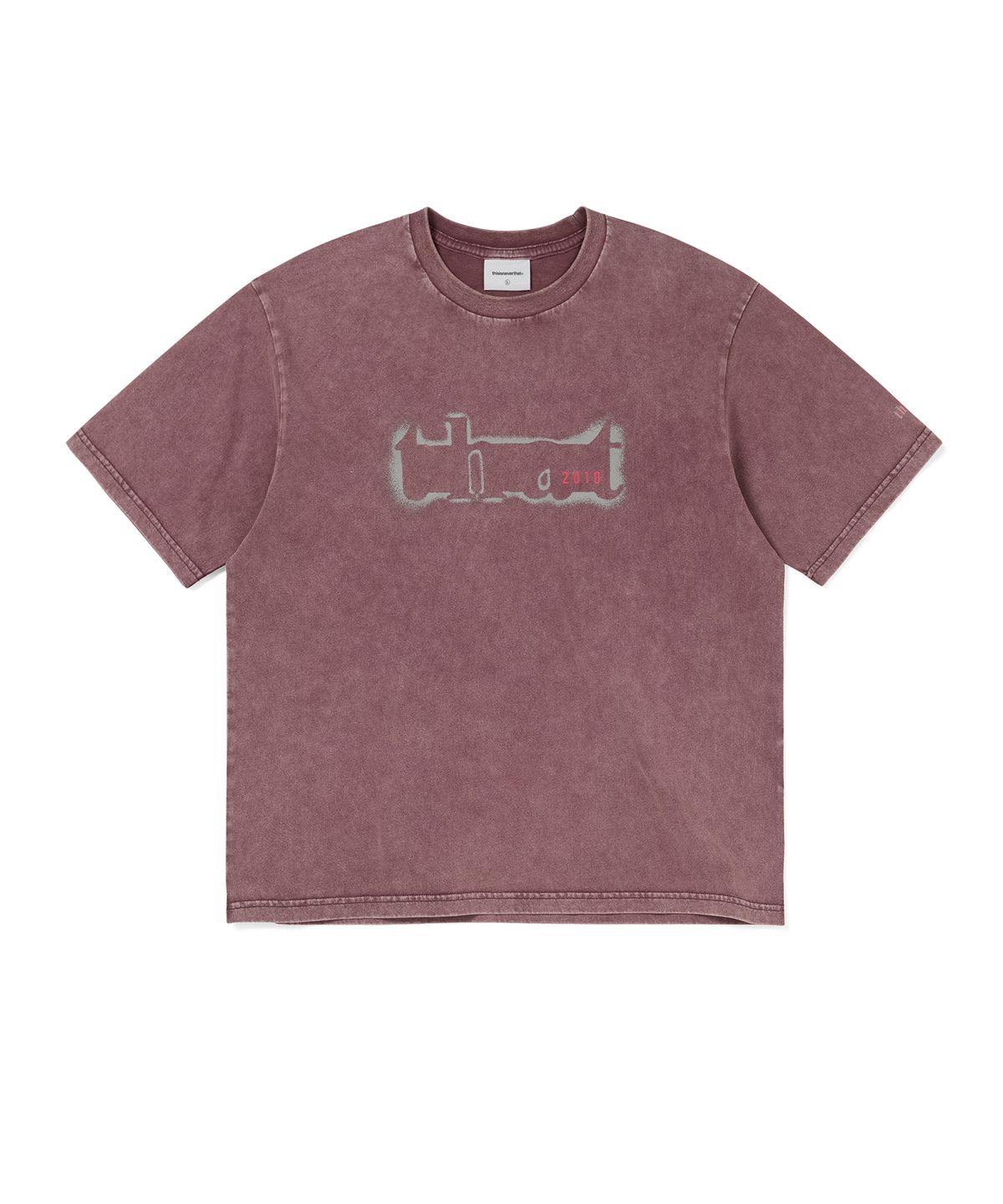 디스이즈네버댓(THISISNEVERTHAT) that 2010 Cropped Tee Maroon