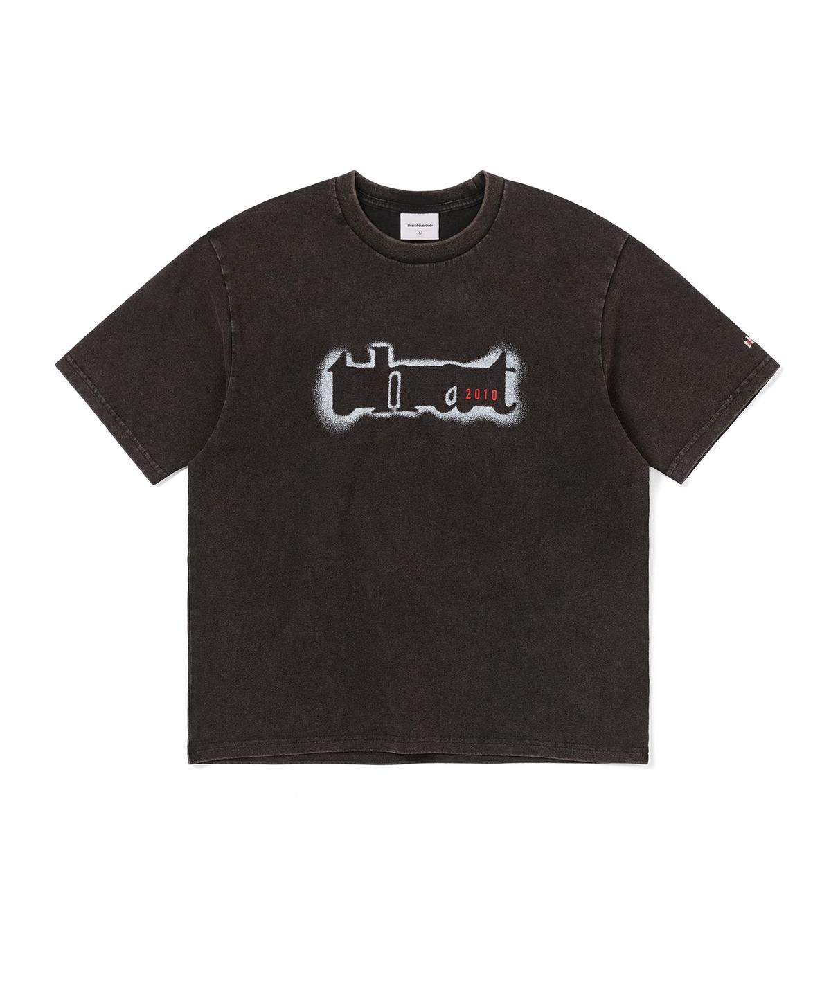 디스이즈네버댓(THISISNEVERTHAT) that 2010 Cropped Tee Black