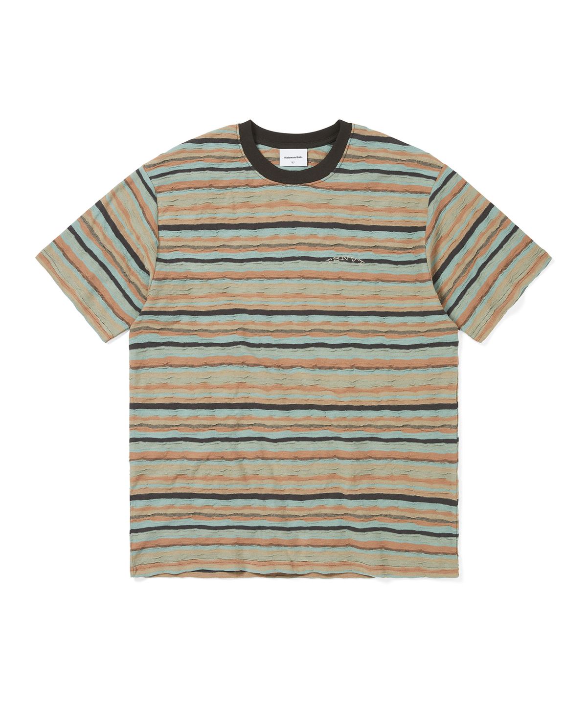 디스이즈네버댓(THISISNEVERTHAT) Wave Jacquard Tee Burnt Orange