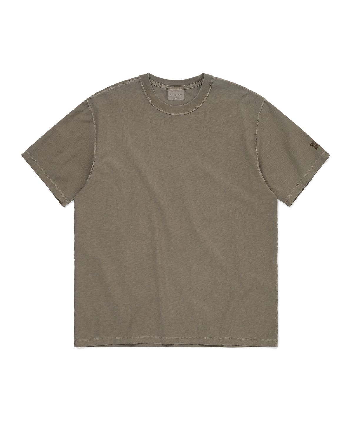 디스이즈네버댓(THISISNEVERTHAT) Overdyed Reverse Tee Desert Grey