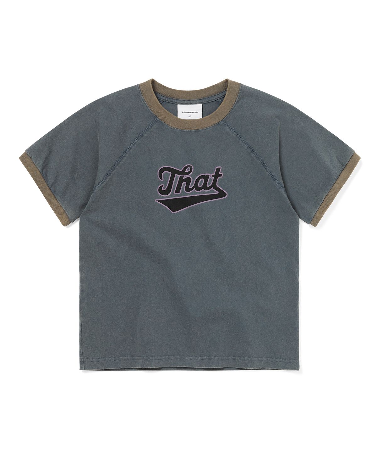 디스이즈네버댓(THISISNEVERTHAT) Faded Raglan W Tee Faded Navy