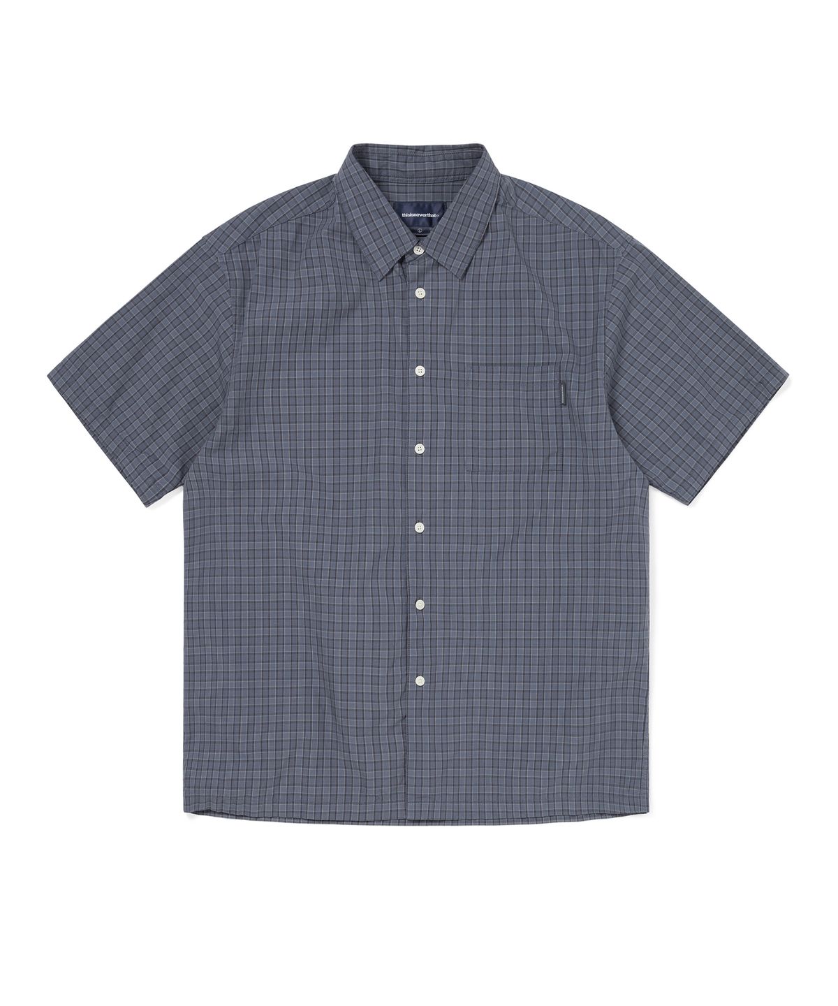 디스이즈네버댓(THISISNEVERTHAT) Check S/S Shirt Navy