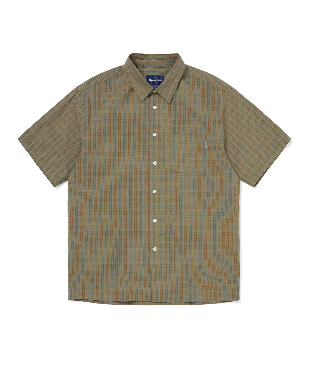 디스이즈네버댓(THISISNEVERTHAT) Check S/S Shirt Brown