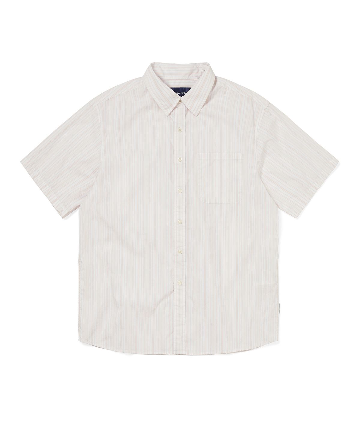 디스이즈네버댓(THISISNEVERTHAT) Striped S/S Shirt White